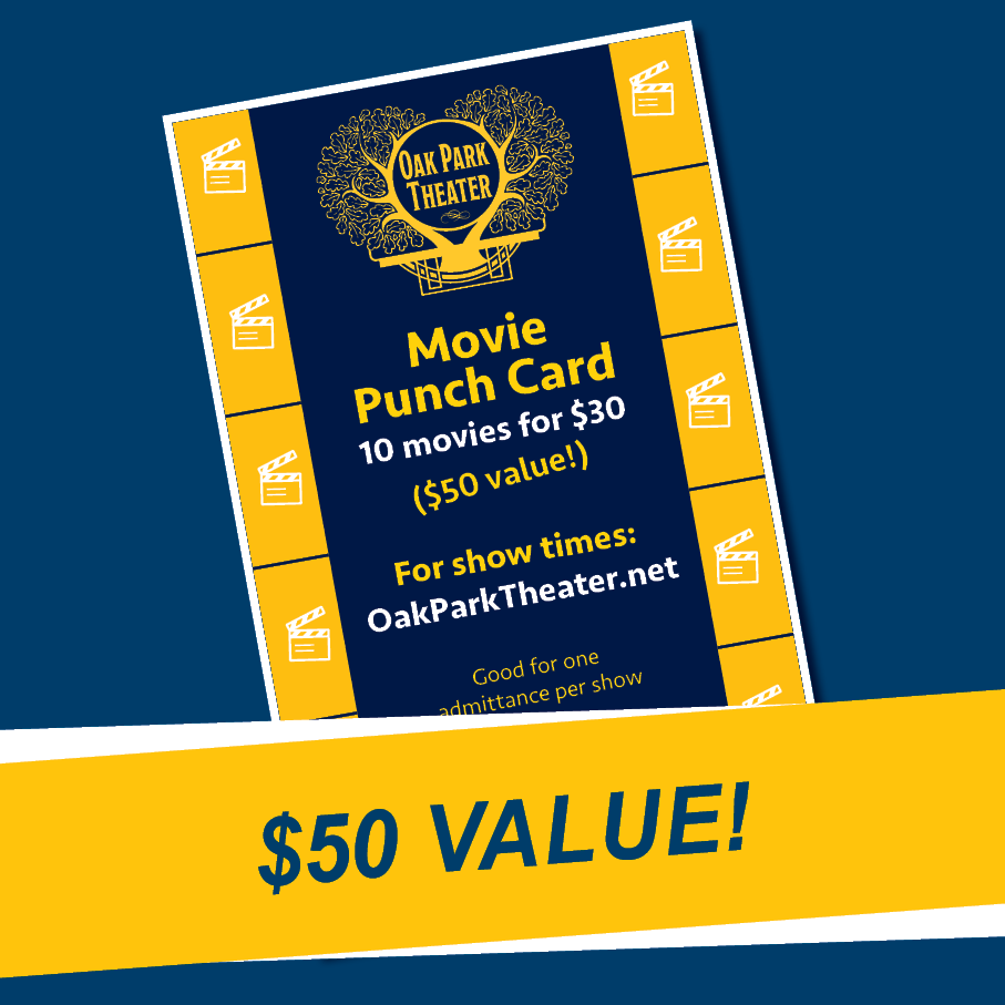 10 Movie Punch Card Oak Park Theater